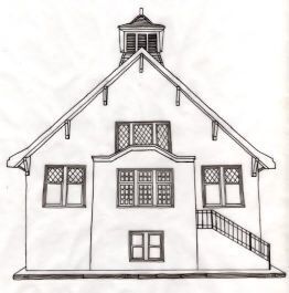 an illustration of the church building